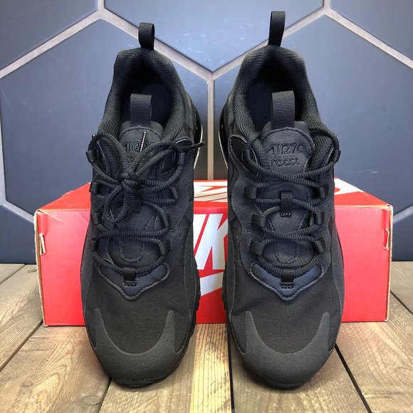 Nike Air Max 270 React Triple Black (MS) - Picture 3 of 6
